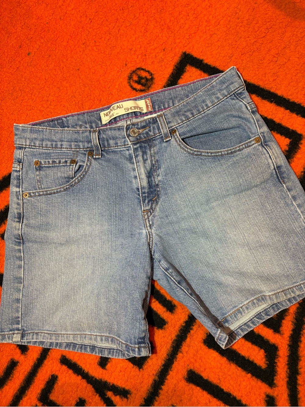 Vintage Levi's Nouveau 515 denim shorts